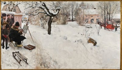Freiluftmaler von Carl Larsson